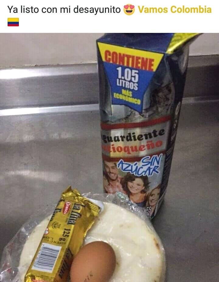Desayuno colombiano